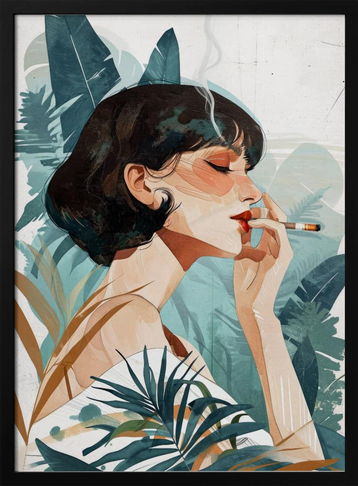 Rauchende Frau | Poster