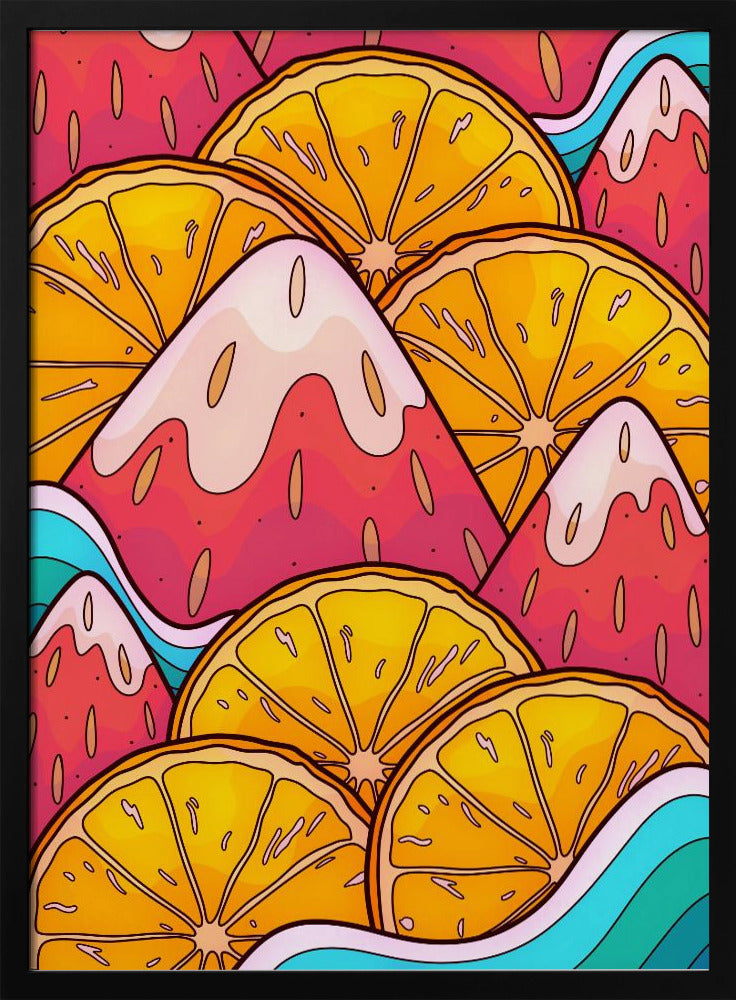 Erdbeerklippen | Poster