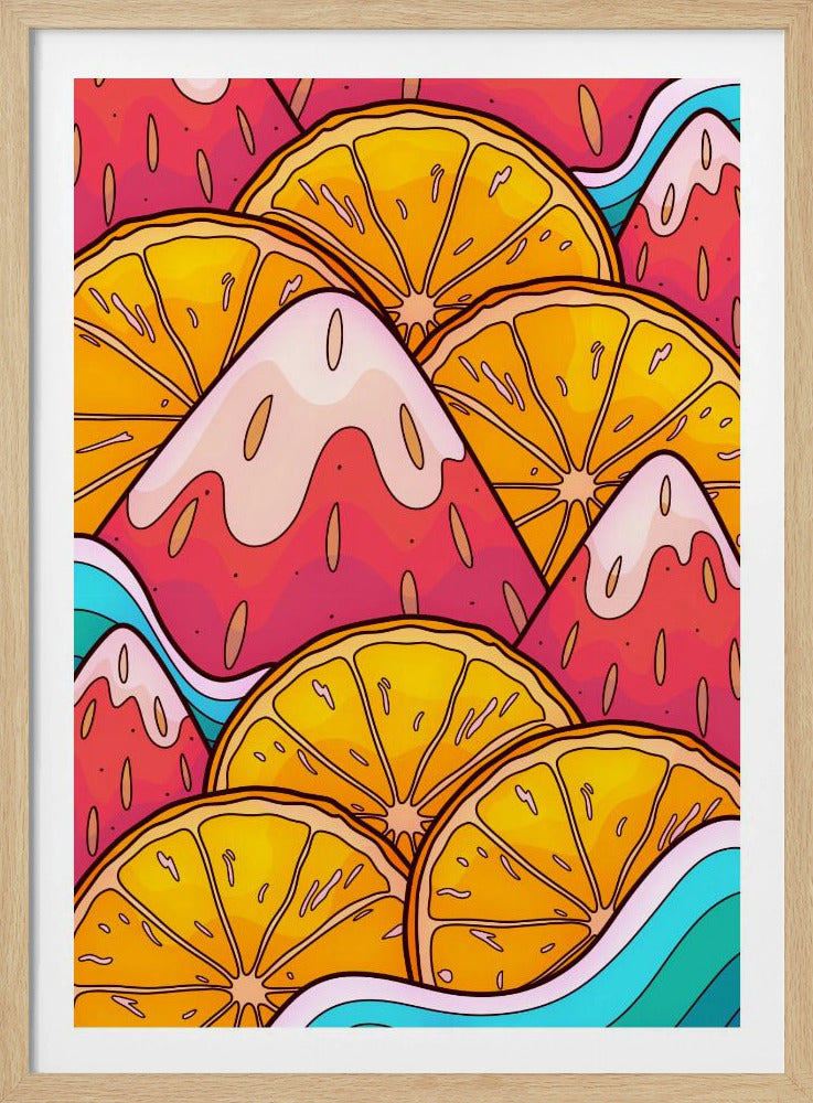 Erdbeerklippen | Poster