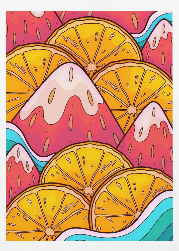 Erdbeerklippen | Poster