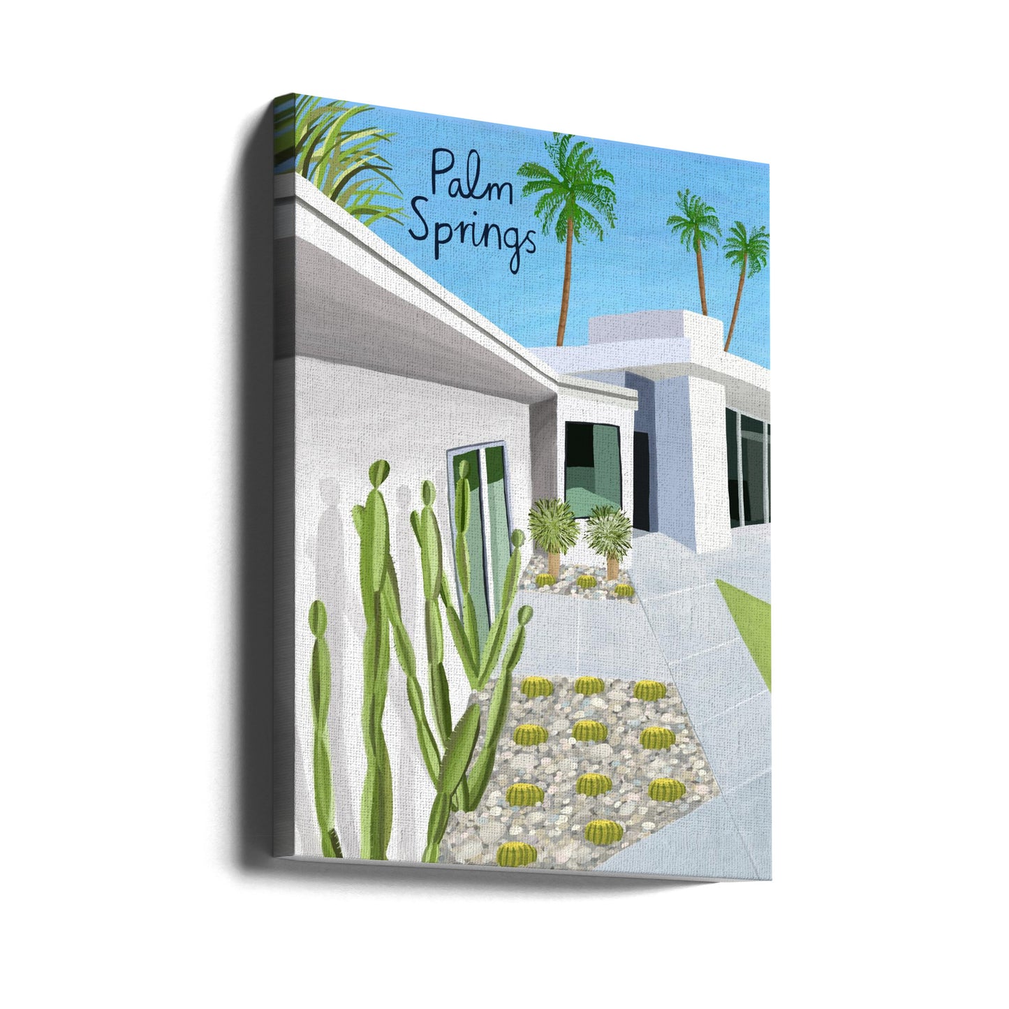 Palm Springs Modern Architecture by Artist Carla Daly | Canvas