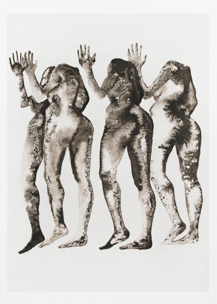 4 Figuren (kopflos) | Poster