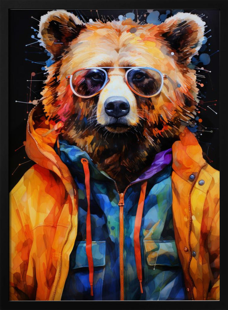 Bär Aquarell Tierkunst | Poster