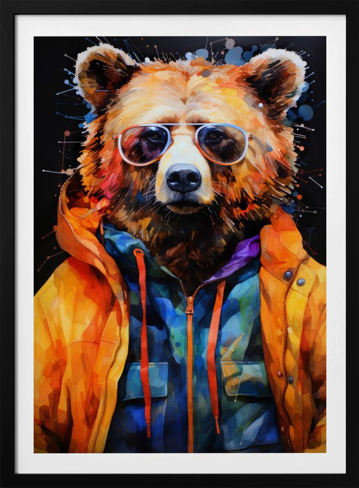 Bär Aquarell Tierkunst | Poster