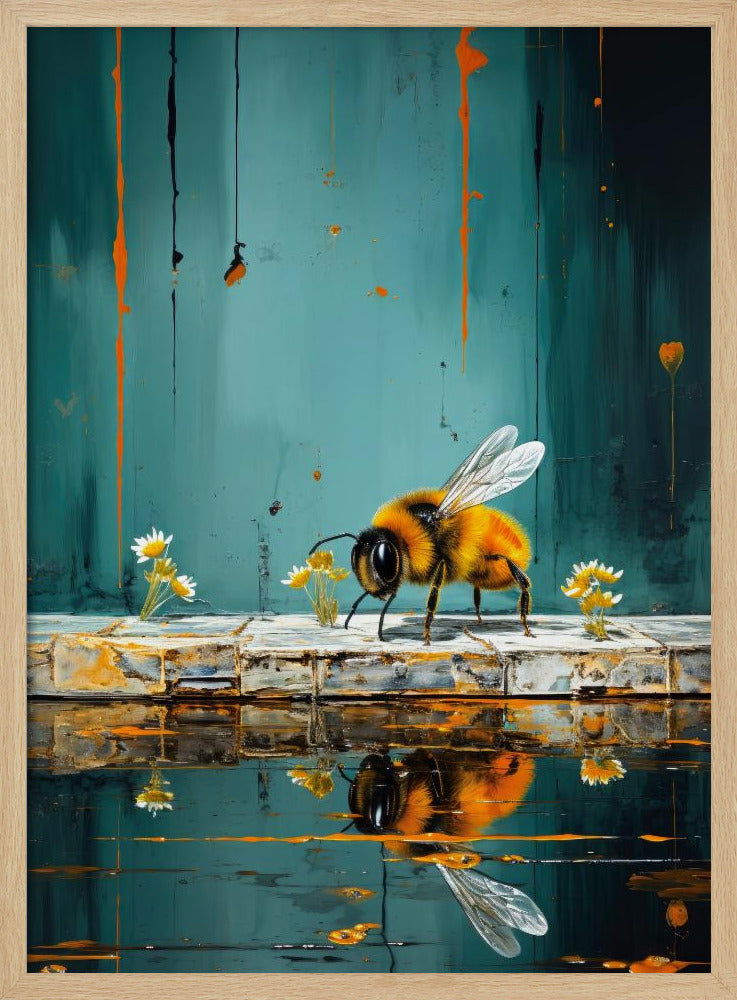 Bienen Aquarell Tierkunst | Poster