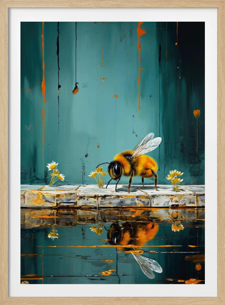 Bienen Aquarell Tierkunst | Poster