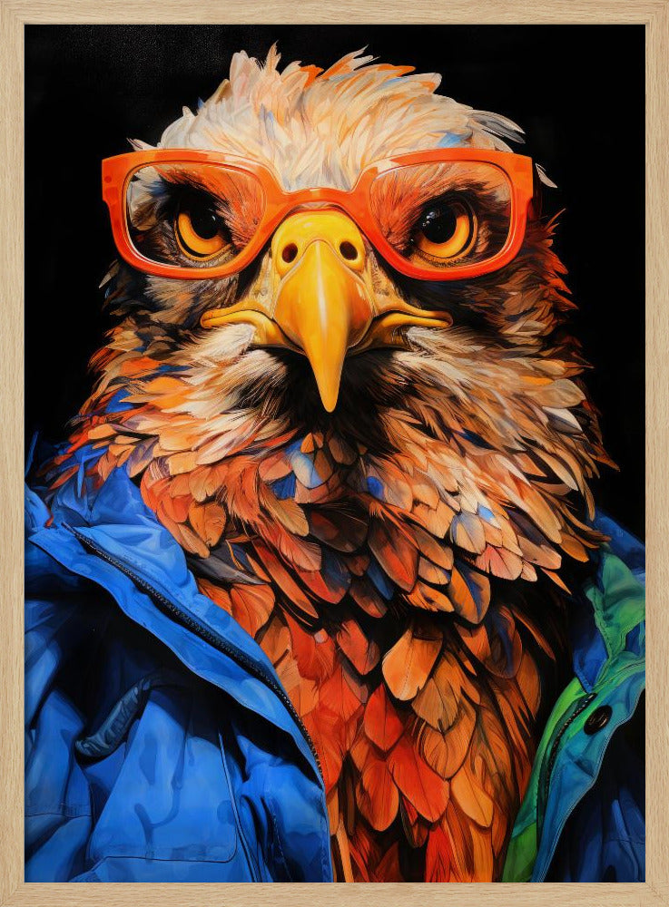 Adler Hipster Aquarell Tierkunst | Poster
