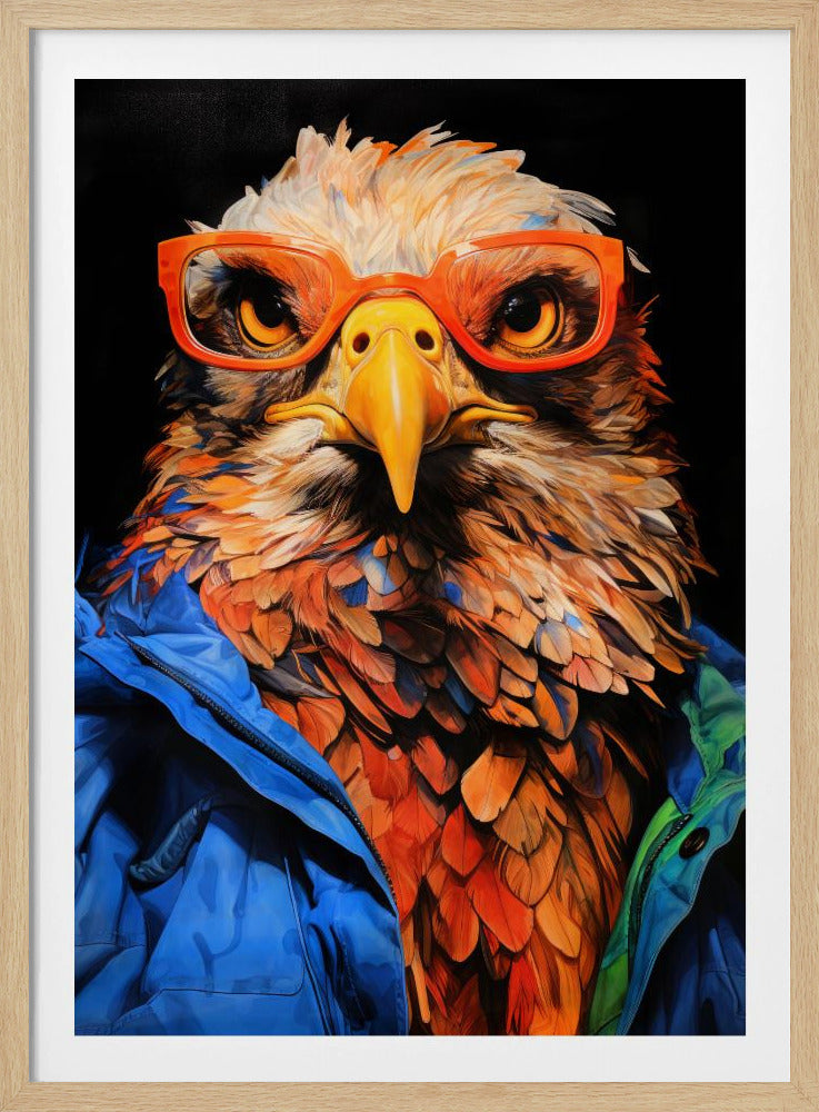 Adler Hipster Aquarell Tierkunst | Poster