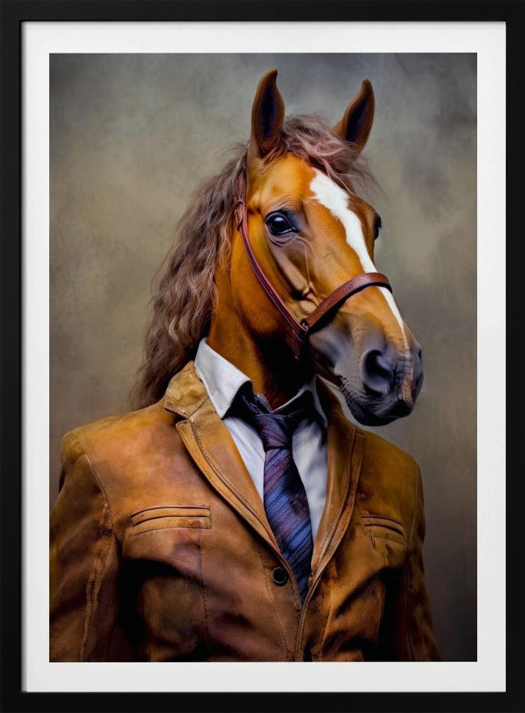 Elegantes Pferdetierkunst-Poster