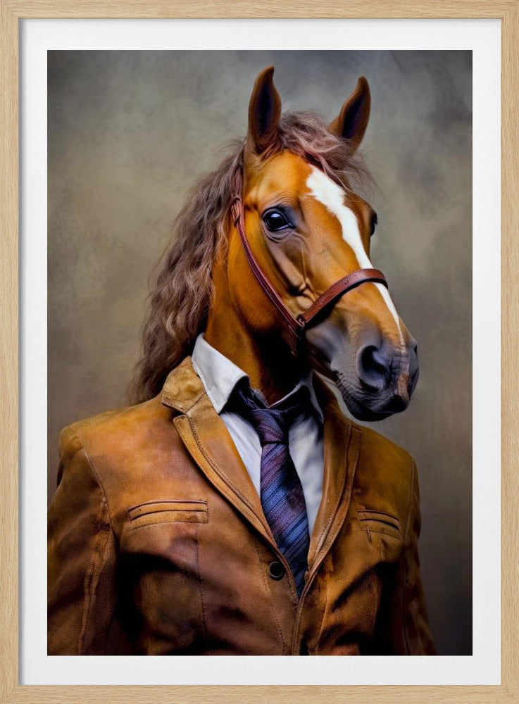 Elegantes Pferdetierkunst-Poster