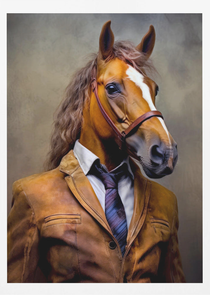 Elegantes Pferdetierkunst-Poster