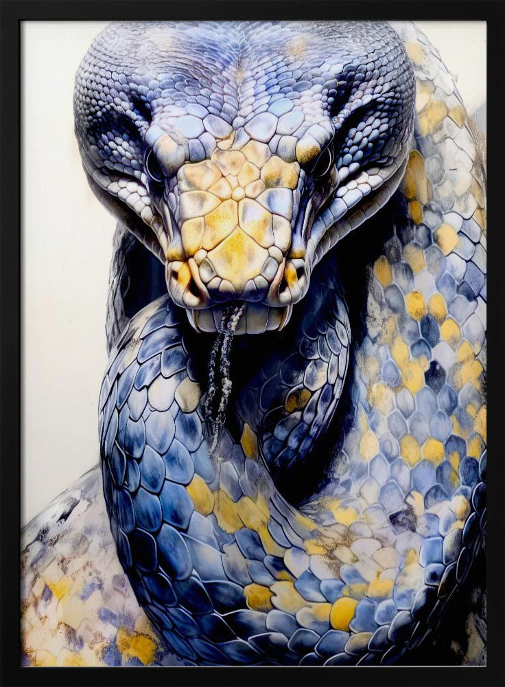 Snake Watercolor Animal Art | Poster