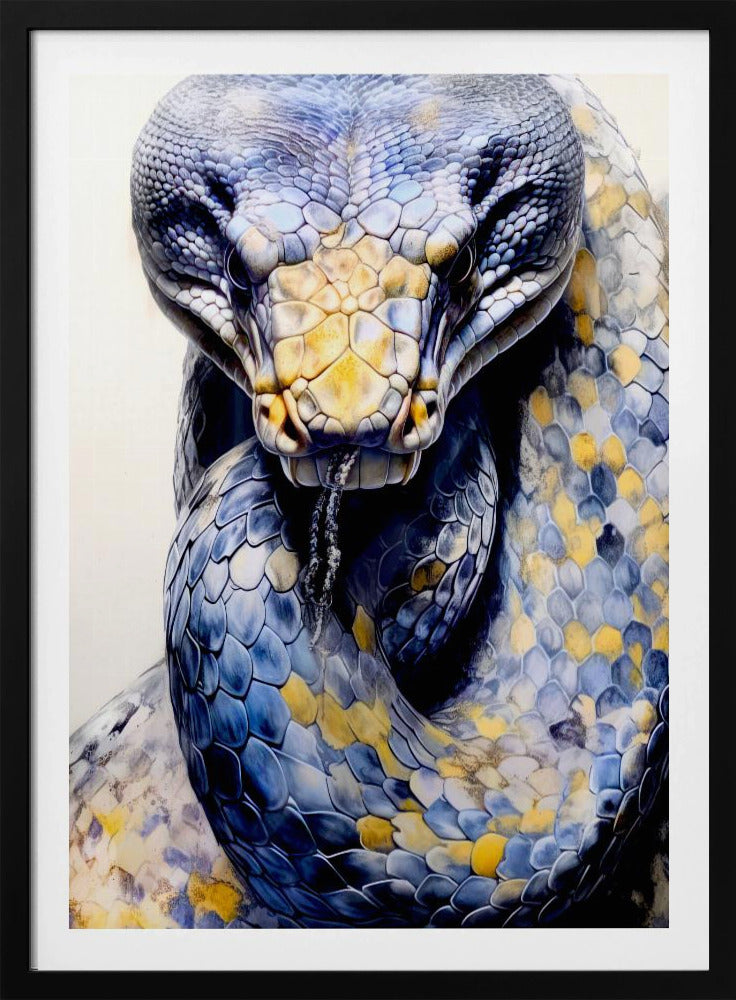 Snake Watercolor Animal Art | Poster