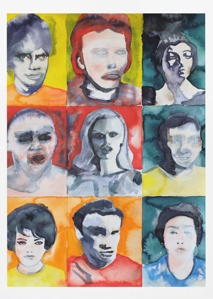 Headshot-Raster Nr. 2 | Poster