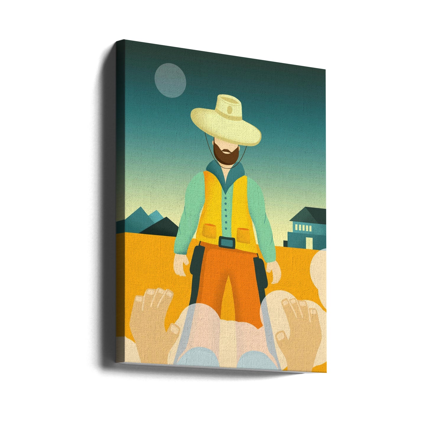 Showdown at Sunrise | Canvas