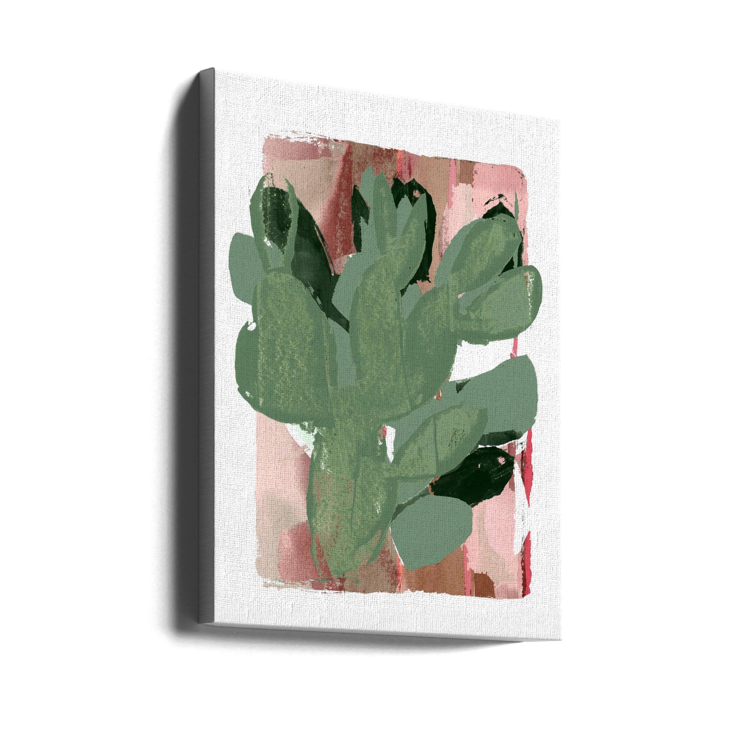 Cactus Green Pink 3 | Canvas