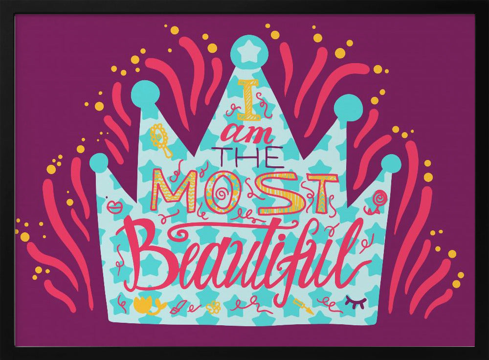 Colorful Crown with the Inspirational Message | Poster