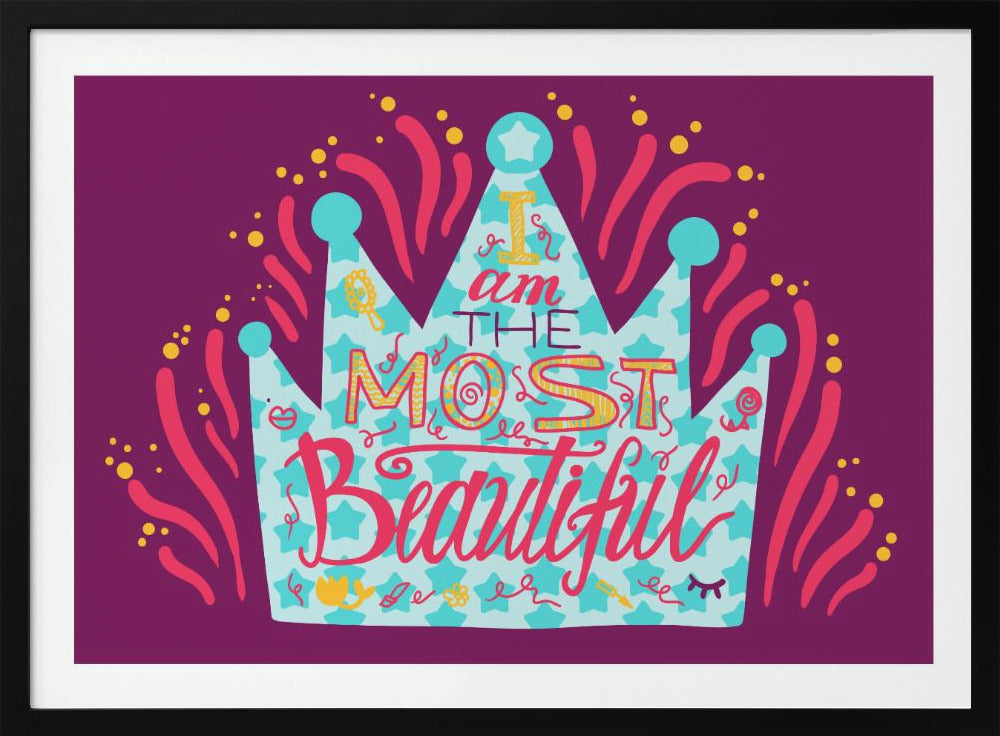 Colorful Crown with the Inspirational Message | Poster