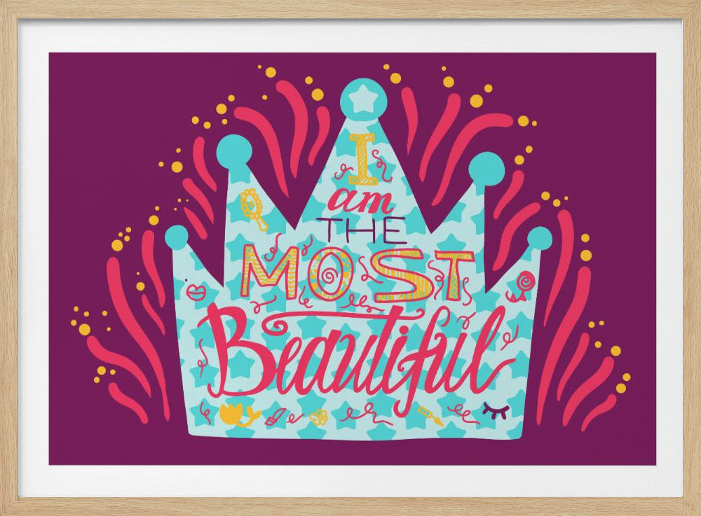 Colorful Crown with the Inspirational Message | Poster
