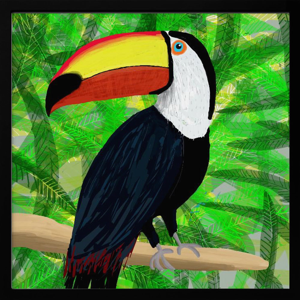 Toucan Tropical Bird by Artist Carla Daly | Poster
