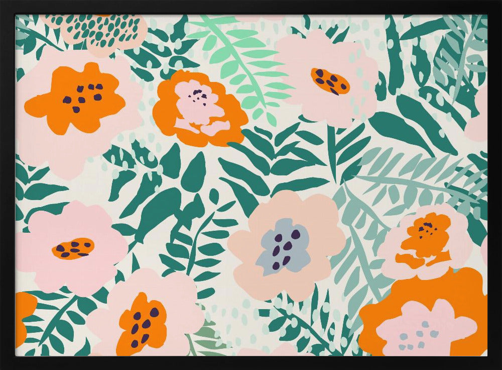 Botanisches Dopaminmuster | Poster