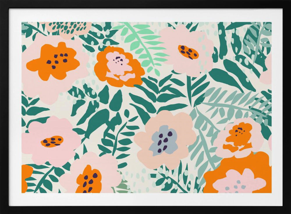Botanisches Dopaminmuster | Poster