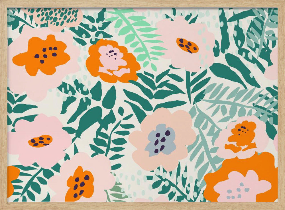 Botanisches Dopaminmuster | Poster