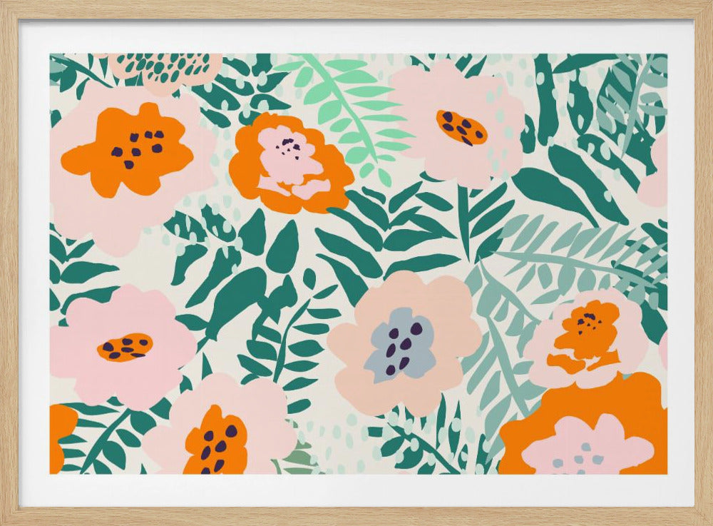 Botanisches Dopaminmuster | Poster