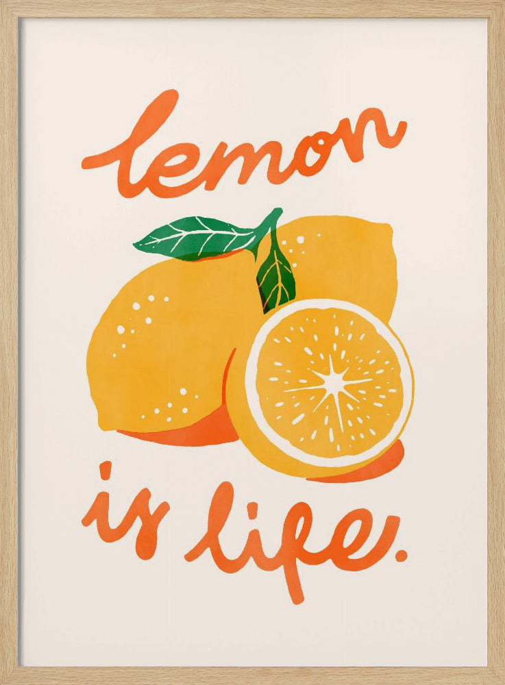 Zitrone ist Leben | Poster