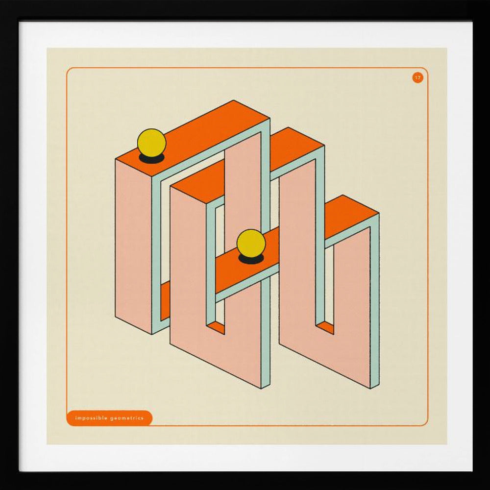 Géométries impossibles 17 | Posters - Affiche Artistique