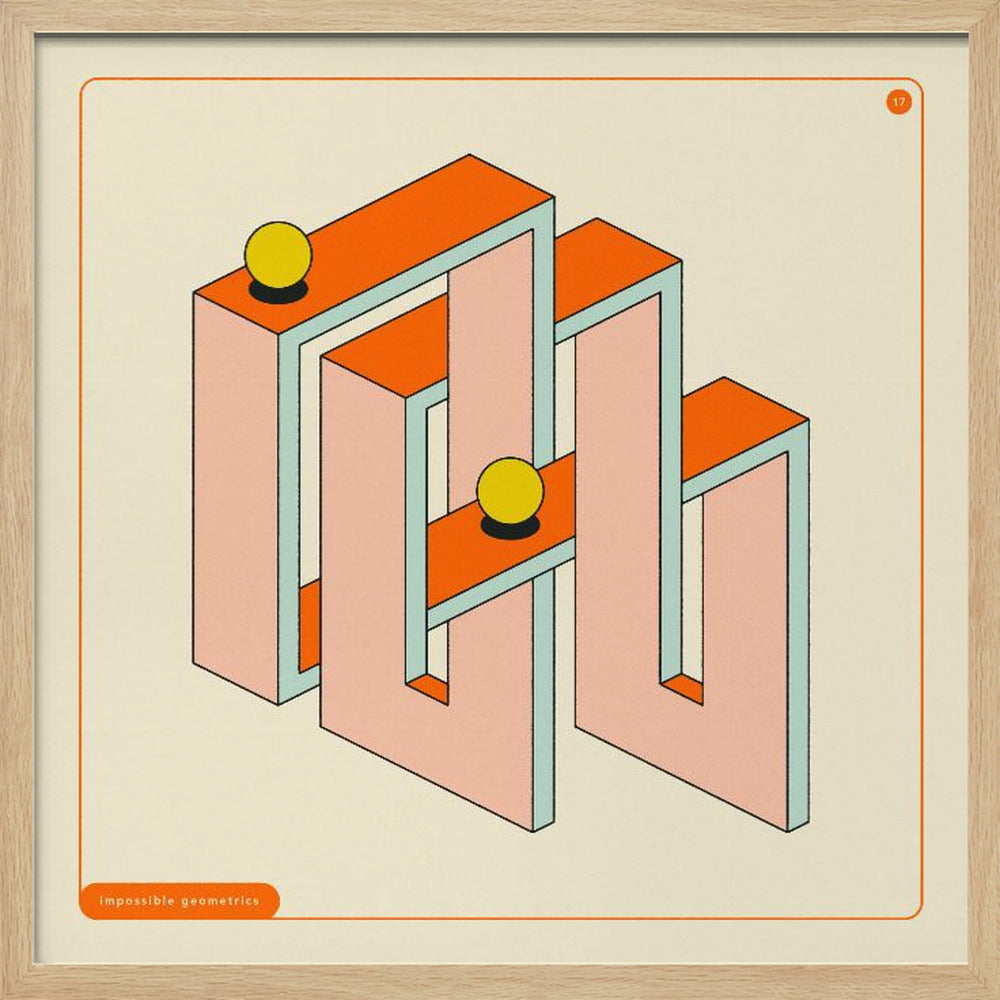 Géométries impossibles 17 | Posters - Affiche Artistique