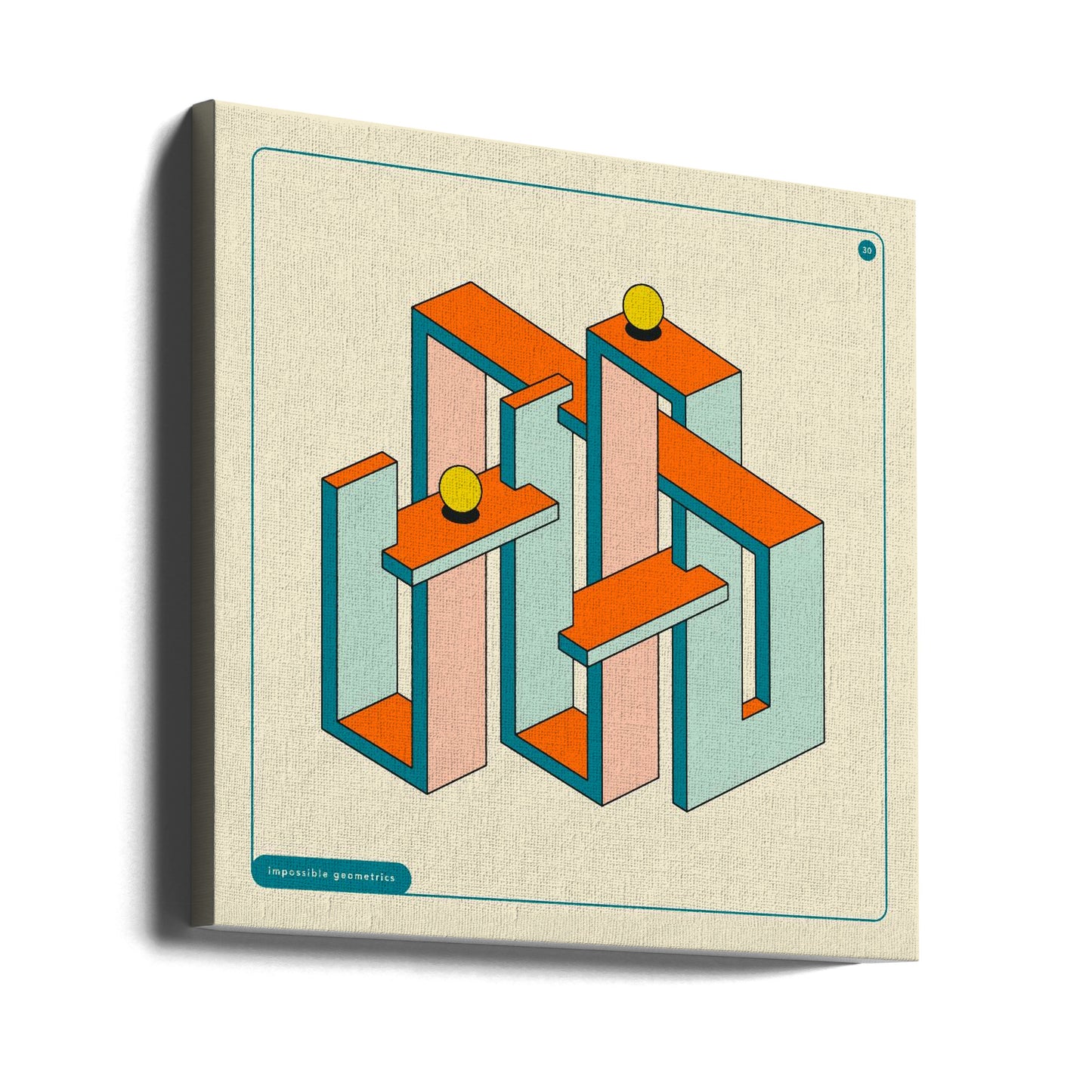 Mahdottomat geometriset muodot 30 | Canvastaulut