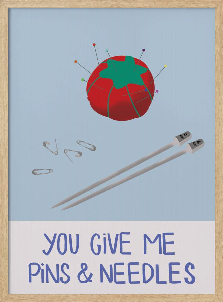 pistelyä ja neulasten näppyjä Julisteet - Taidevedokset