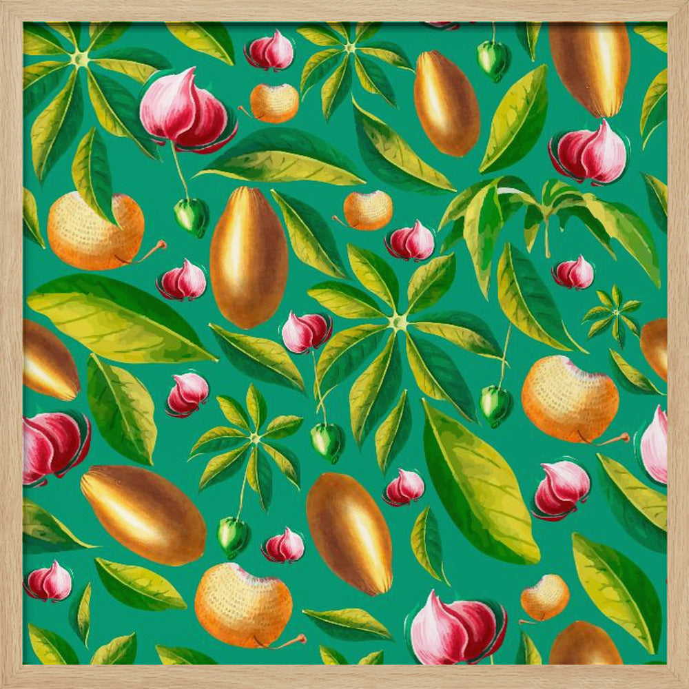 Baobac Pattern Green | Poster