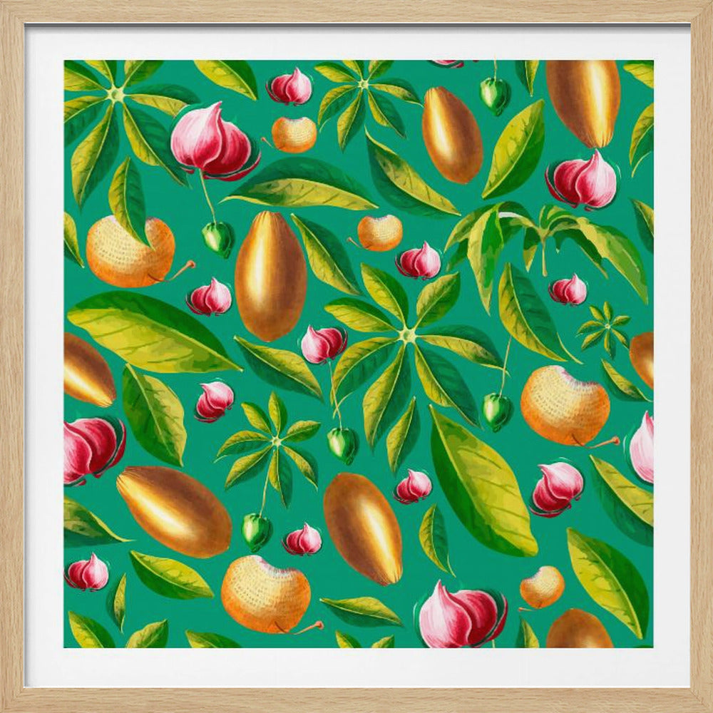 Baobac Pattern Green | Poster