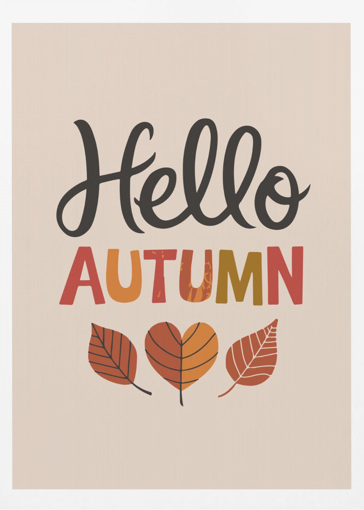 Hello Autumn | Poster