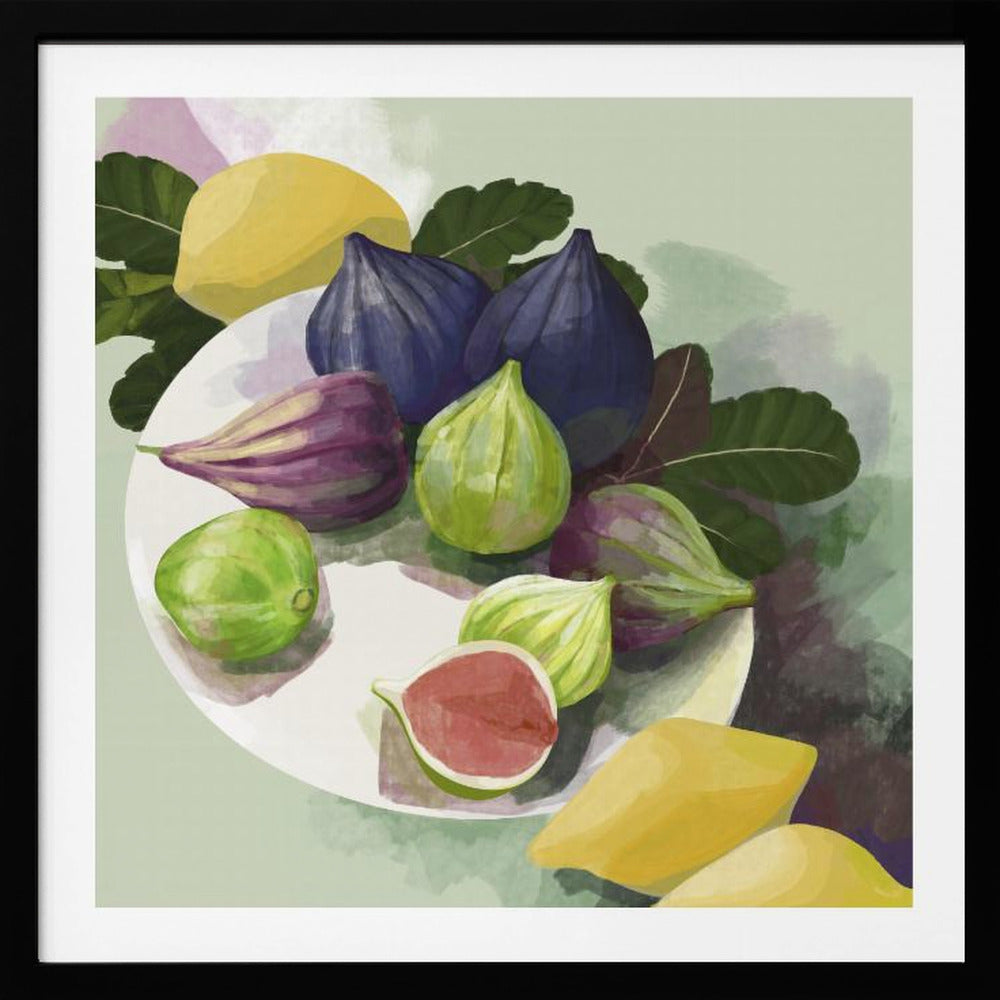 Viikunat ja sitruunat | Julisteet - Taidevedokset