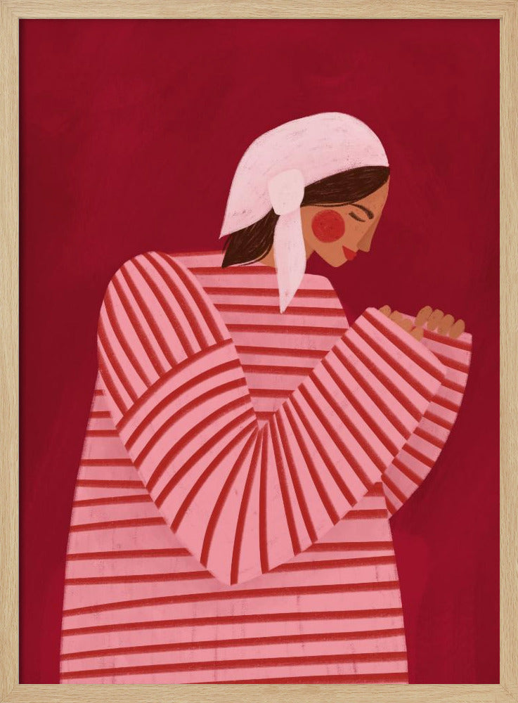 Die Frau mit den roten Streifen | Poster