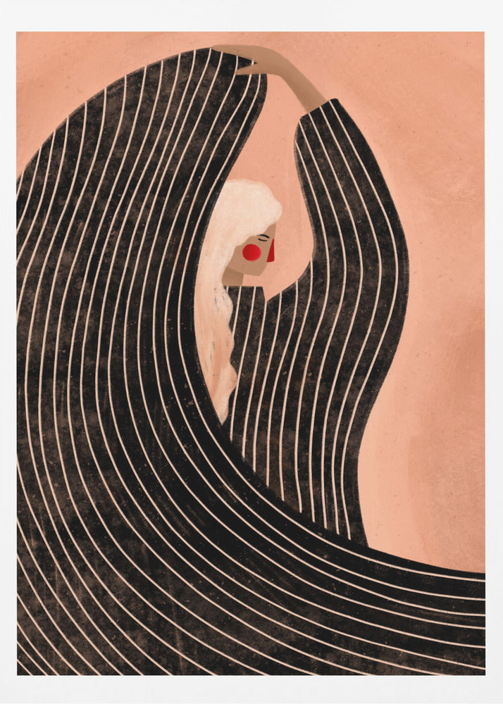 Die Frau mit dem schwarzen Kleid | Poster