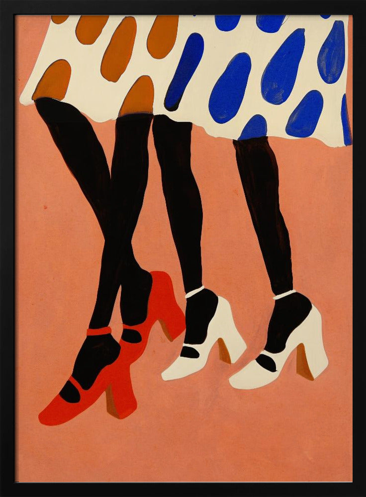 Gepunktete Schritte | Poster