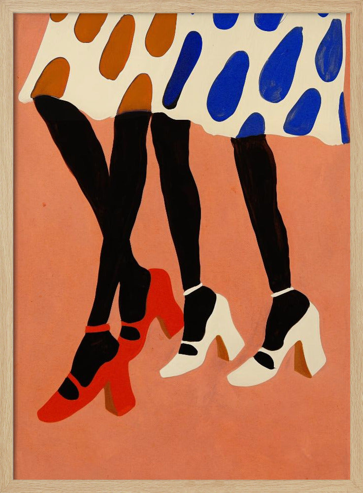 Gepunktete Schritte | Poster