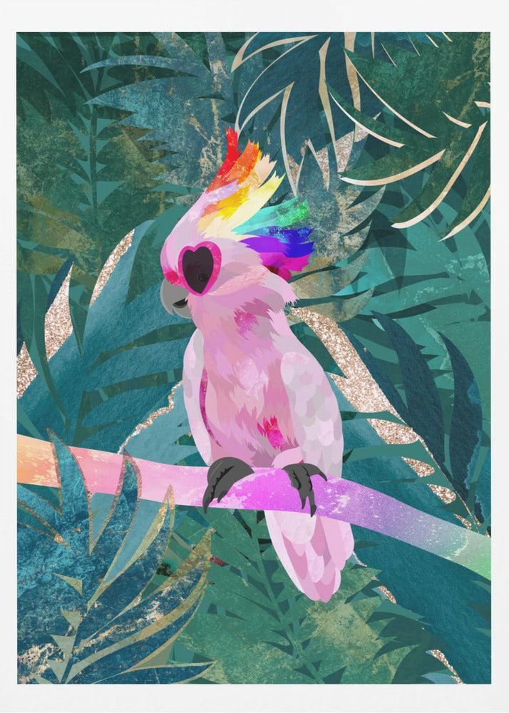 Jungle Rainbow Cockatoo | Poster