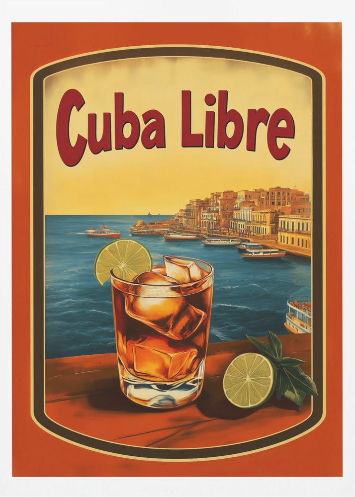 Cuba Libre Vintage Commercial | Poster