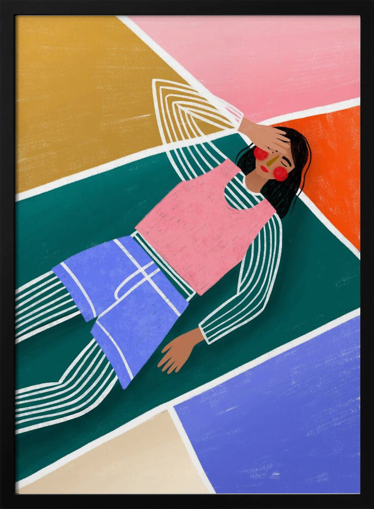 Lebendige Dame ruht | Poster