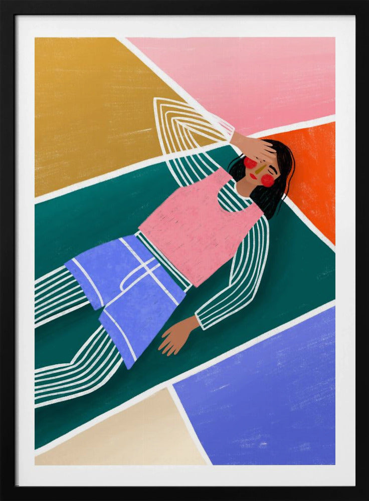 Lebendige Dame ruht | Poster