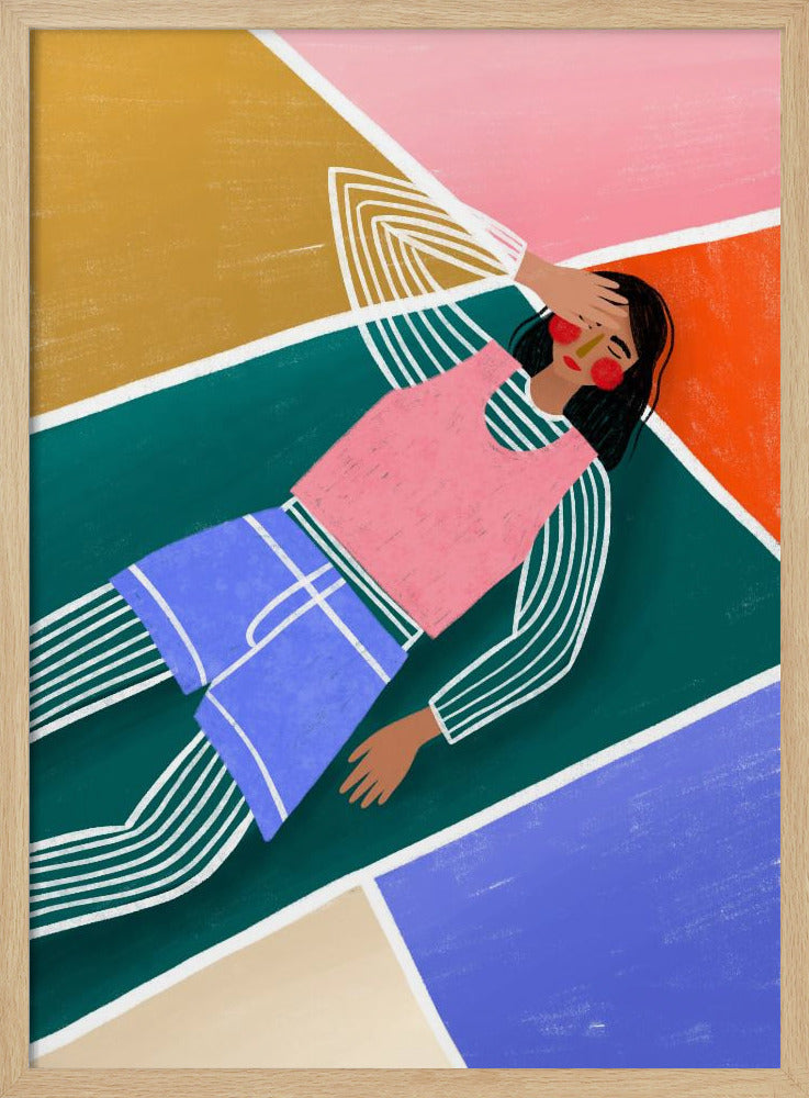 Lebendige Dame ruht | Poster