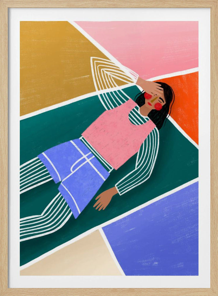 Lebendige Dame ruht | Poster