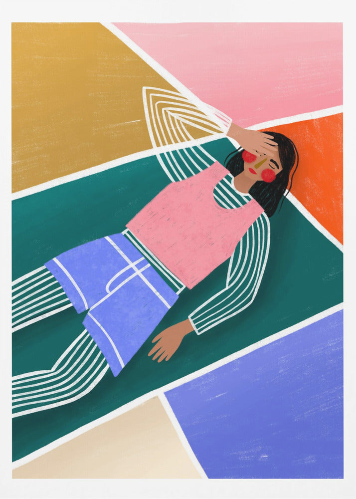 Lebendige Dame ruht | Poster