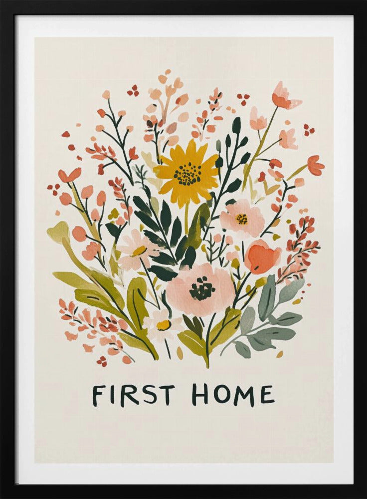 Ensimmäinen koti (versio 1) | Julisteet - Taidevedokset