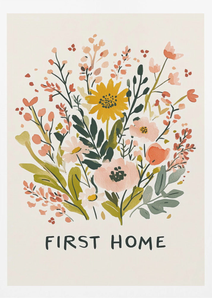Ensimmäinen koti (versio 1) | Julisteet - Taidevedokset